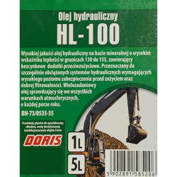 DORIS Olej hydrauliczny HL-100 200L