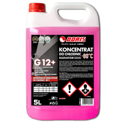 DORIS Koncentrat płynu do chłodnic G12+ -80°C 5L